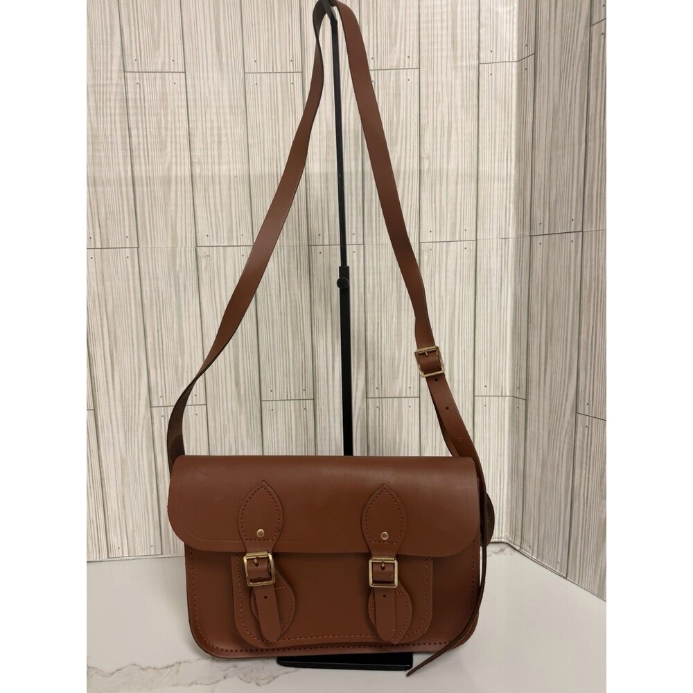 The Cambridge Satchel Company Brown Crossbody Satchel Adjustable Strap